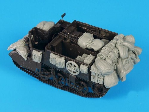 Unpainted resin bren - unpainted, 1/35