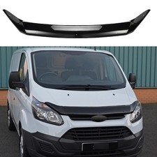 BONNET WIND DEFLECTOR PROTECTOR GUARD BRA FOR FORD TRANSIT CUSTOM 2012-2018