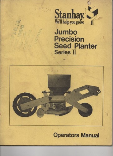 Stanhay jumbo precision seed - precision,