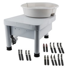 280W 9.8" / 25CM Electric Pottery Wheel Ceramic Machine Art Craft DIY Shaping