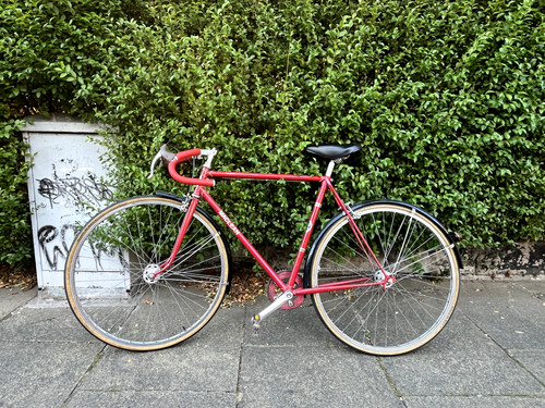 Single speed maclean - red, hurdy