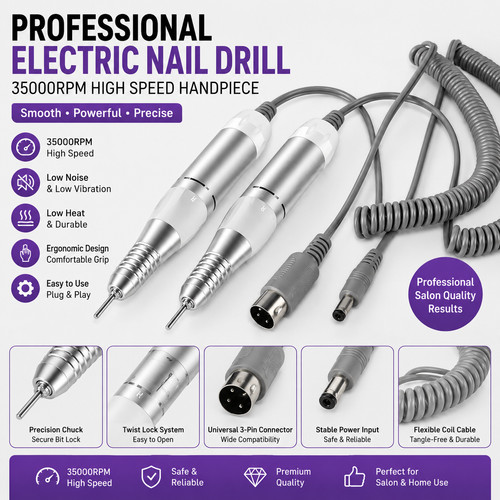 Electric nail drill handle - drill,
