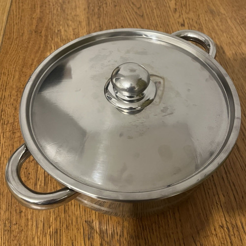Stainless steel stockpot with - stainless,