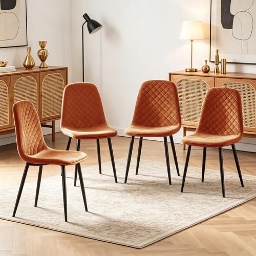 Set dining chairs velvet - dining,
