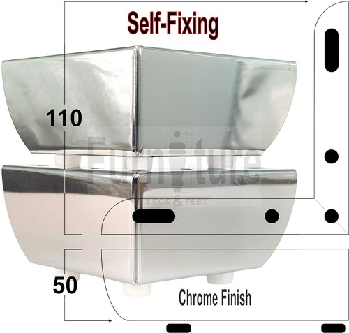 Chrome furniture legs metal - 4,