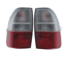 Rear Light Mitsubishi L200 2001-2006 Tail Lamp Back Lens Clear Pair Left & Right