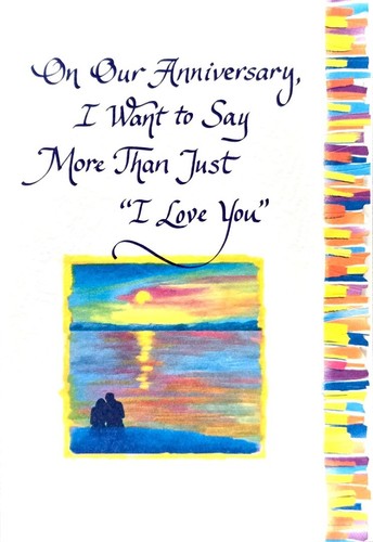 Our anniversary want to - on,