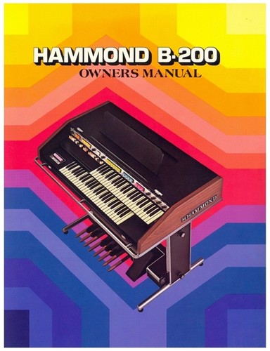 Hammond 200 owners manual - b-200,