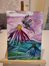 Original  A5 Painting  With