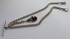 Antique solid silver double