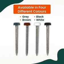 Polytop Nails / Pins - Plastic Headed For Fascia Gutters & Soffit - Four Colours