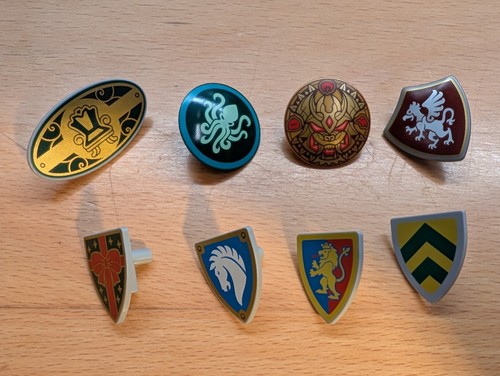 Lego shields printed diff - shields,,