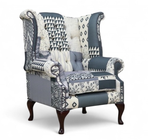 Fabric high back armchair - back,
