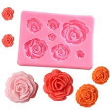 3D 7 ROSE FLOWER Silicone