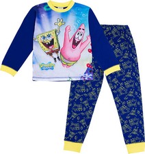Spongebob Squarepants Official Boys Spongebob Pyjamas Pjs Ages 3 to 12 Years Old