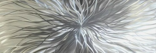 Modern abstract metal wall art