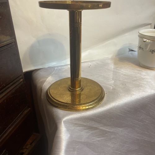 Victorian brass shop stand - brass,