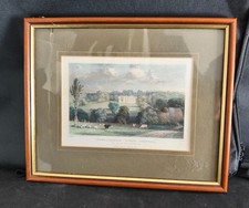 Trewarthenick House Cornwall, T. Dixon Framed Antique Print