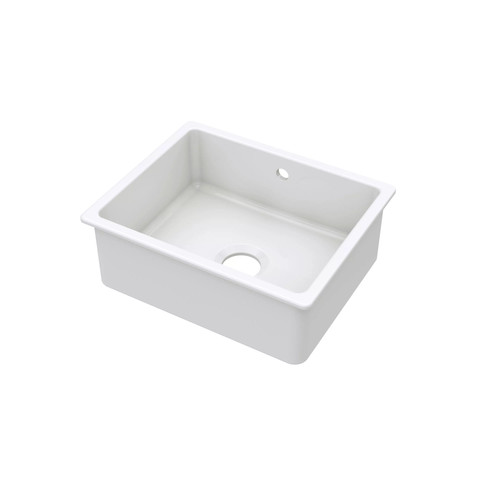 Fireclay single bowl - bowl, square