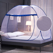 Portable Single/Double Door Pop Up Mosquito Net Home Yurt Tent Bed Netting Cover