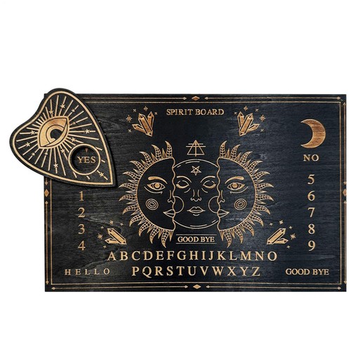 Wooden vintage ouija board - board, &