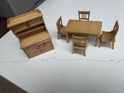 Dollshouse vintage oak - oak, kitchen