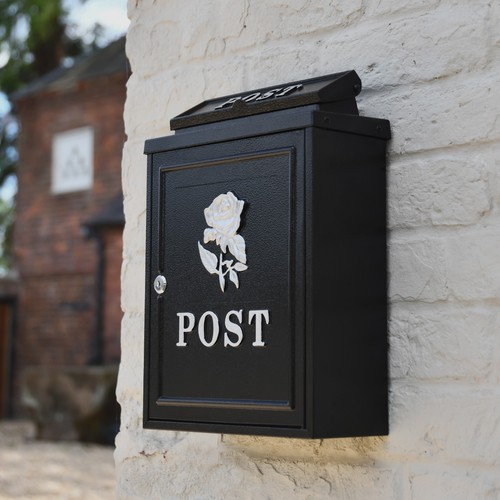 Norfolk rose black wall - rose',