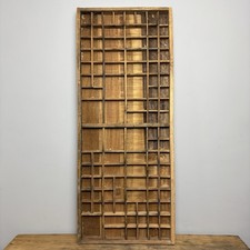 Vintage Wooden Printers Tray -