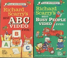 Lot Of 2: Richard Scarry VHS