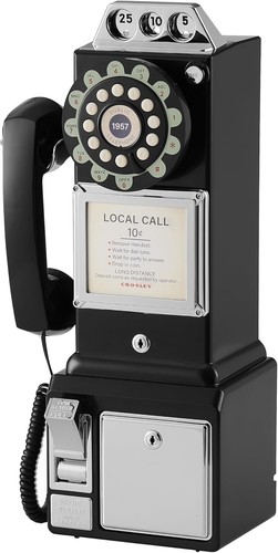 Retro wall phone crosley 1950s - phone,