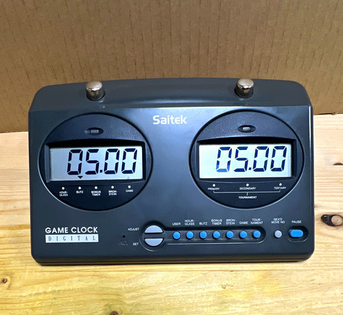 Saitek chess clock - saitek,