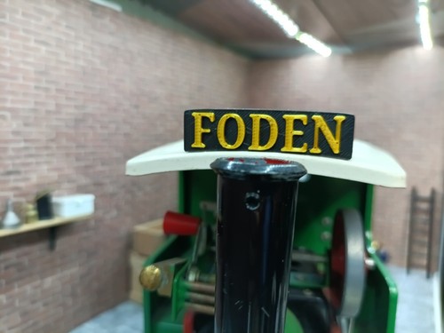 Foden roof sign for mamod - foden,