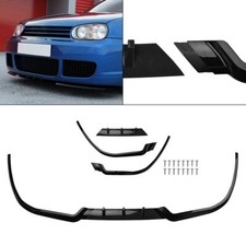 3Pcs Gloss Black Front Bumper