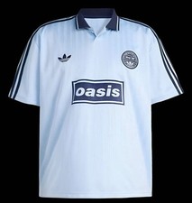 Adidas Oasis 25 Official Tour Black  OR Blue Football Shirt | Size S-4XL