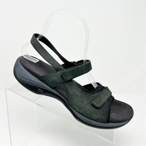 Clarks black leather - black,