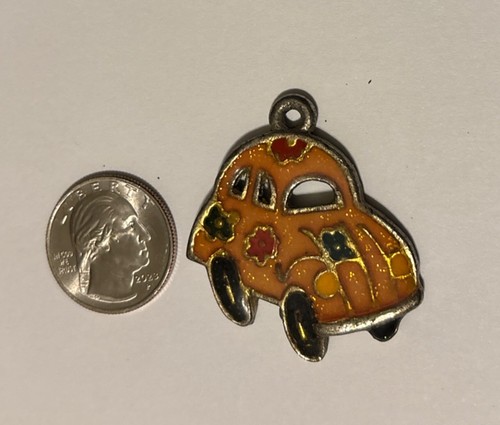Vintage beetle keyring - vw,