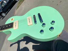 Gibson Les Paul Special Seamfoam Green Mod Shop Custom Stinger Left Handed