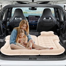 Camping Car Air Bed Raised Inflatable Mattress Built In Pump Double with Pillows
