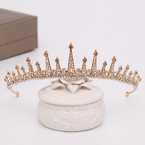 Elegant crystal tiara crown - elegant,
