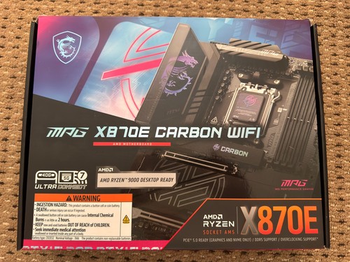 Msi mpg x870e carbon - x870e, wifi,