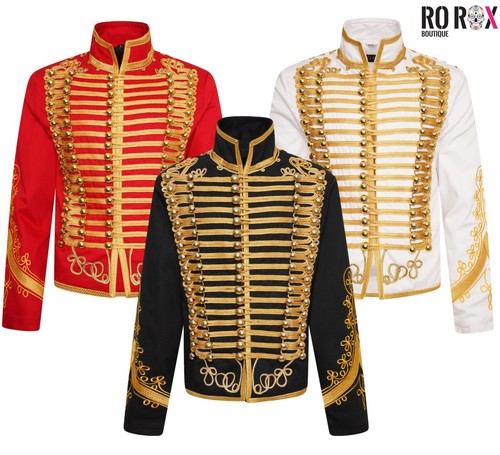 Men military parade jacket - military,