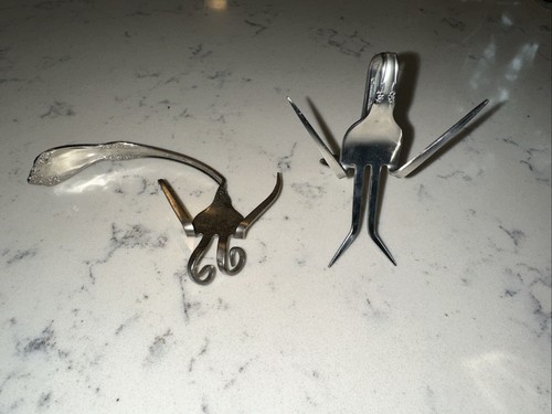 Two pieces fork - pieces, art