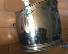 Brass Vintage Large Fireside Coal Scuttle Bucket (Small shed)