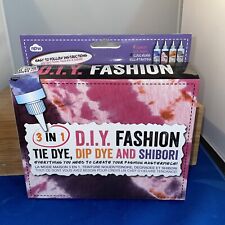 Tie Dye Kit Set 4 Colours Dye Kit for Dyeing Fabric Clothes - tie, dip, shibori 