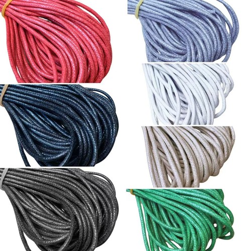Waxed cotton cord thread - cotton,