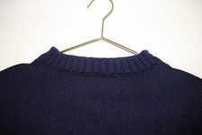 Guernsey Navy Blue Knit Jumper.  Size 36"