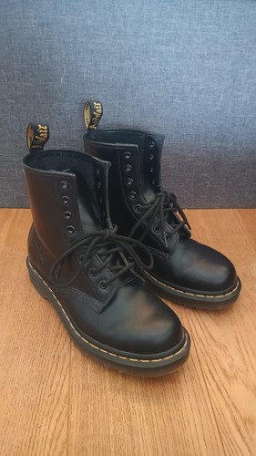 Martens black 1460 smooth - black,