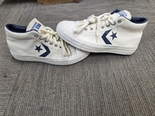 Converse Star Player 76 Mid Sneaker - White / Navy Sz 7/Womens 8.5