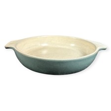 Denby Manor Green Entrée Round Serving Dish 7" 18cm Diameter with Ears Handles