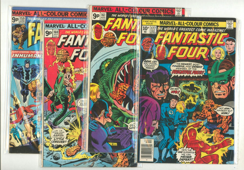 Fantastic four comic lot - four,